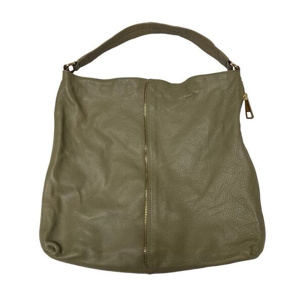 Kelsi Dagger McKenzie Sage Hobo Pebble Leather Shoulder Tote Bag Green NEW* - Picture 7 of 16